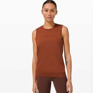 lululemon athletica Brown Muscle Tee